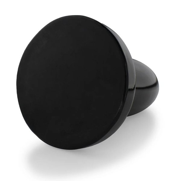 Plug Anal Gigante Flexível Morteiro 22cm x 7,5cm Preto Brilhante