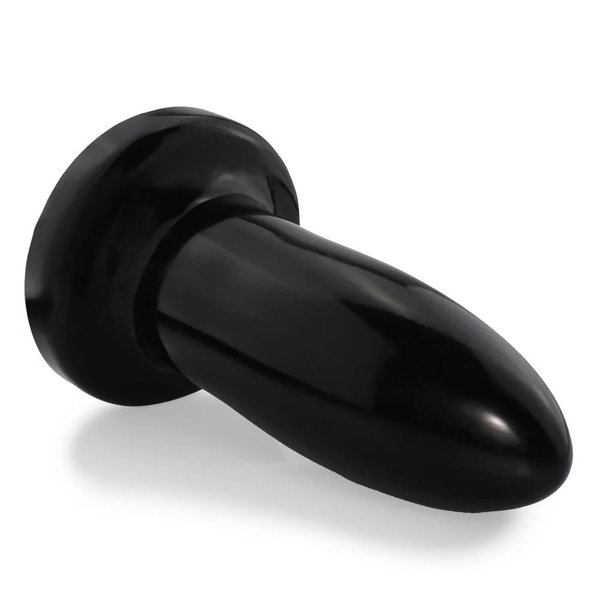 plug anal gigantes Plug Anal Gigante Flexível Pegasus 31 x 8,5cm Preto Brilhante 80097 main image 1