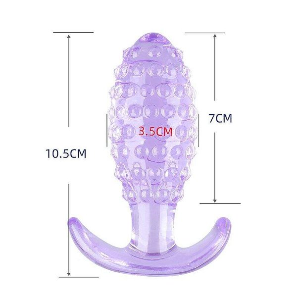 plug anal de bolinhas Plug Anal em Metal Revestido com 5 Bolas Anais e Puxador - Hard, Hard, Fumê