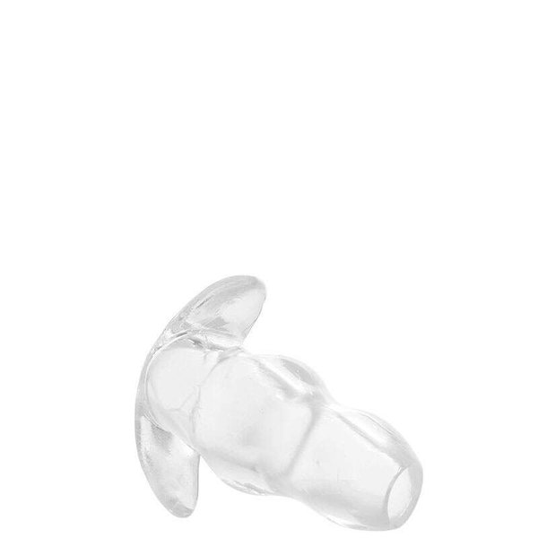 Plug Anal 9,3 cm com Dimetro Escalonado com Tnel Vazado