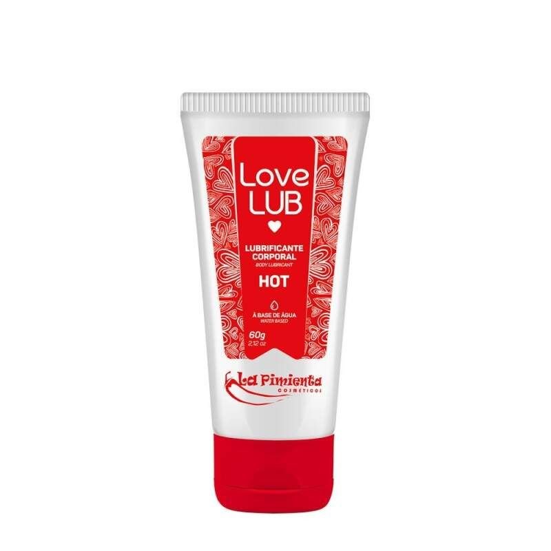 Lubrificante Love Lub Hot 60g La Pimienta — gel lubrificante com efeito térmico quente