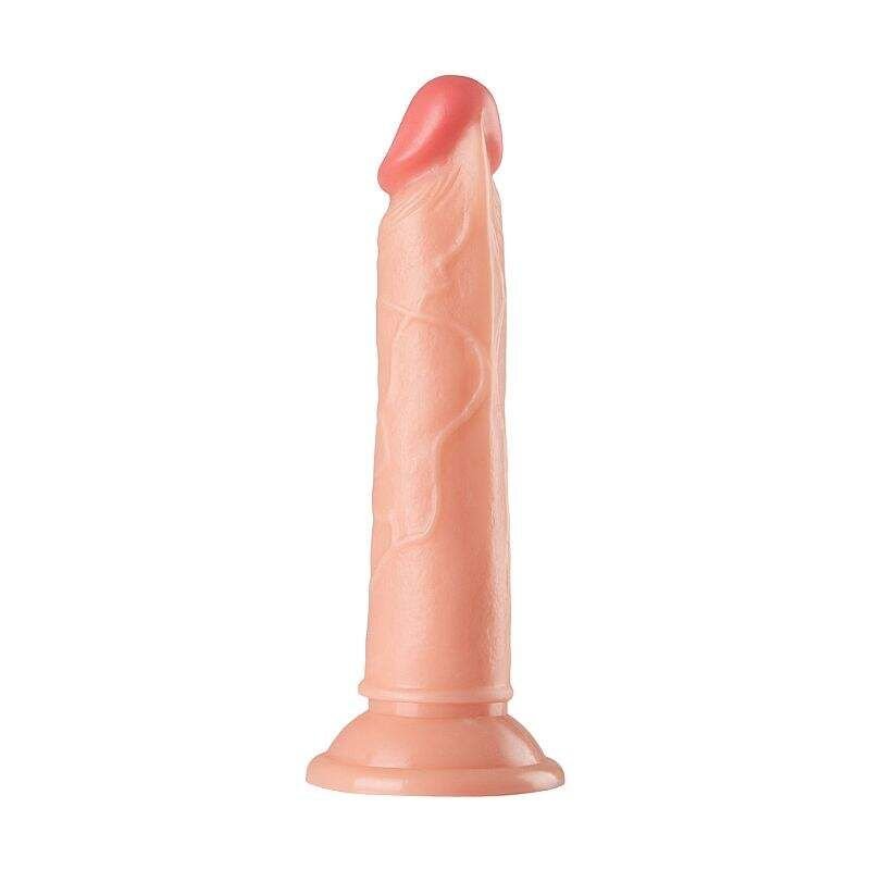 Prótese Peniana com Ventosa 19cm — modelo leve e discreto para uso solo