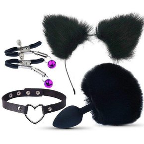 Plug Anal com Rabo - Plug Raposa - Lolla Sex Shop