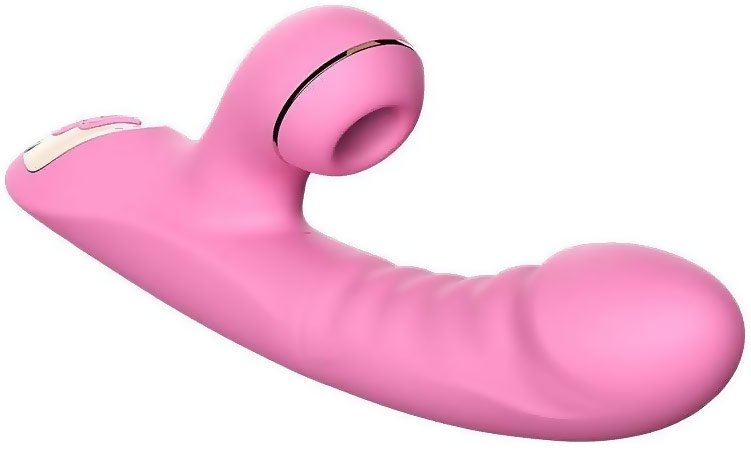 Vibrador Rabbit com Suc&ccedil;&atilde;o
