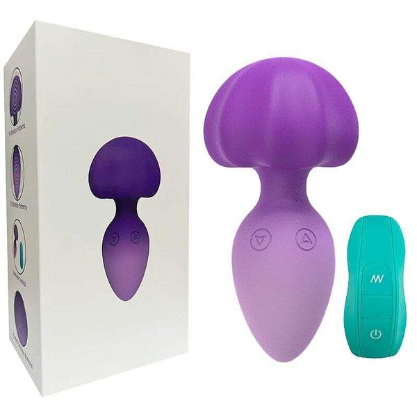 plug anal com controle Plug Anal com Vibro em Aço Pequeno e Controle Remoto main image 1