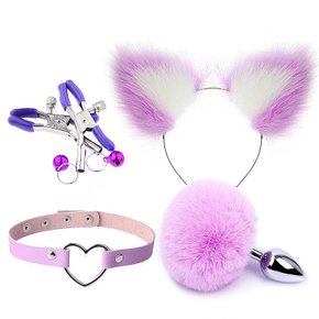plug anal rabo Plug Anal com Rabo Preto